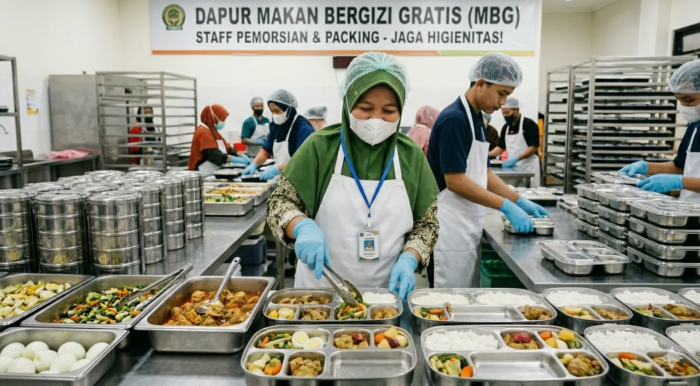 Contoh Surat Lamaran Kerja Dapur MBG Bagian Pemorsian & Packing (Terbaru 2026)
