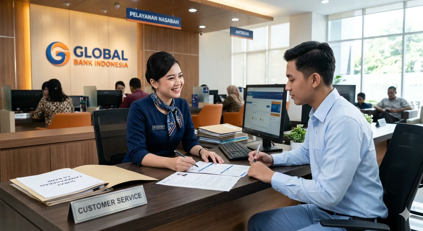 Contoh Surat Lamaran Kerja Customer Service Bank Rapi & Formal