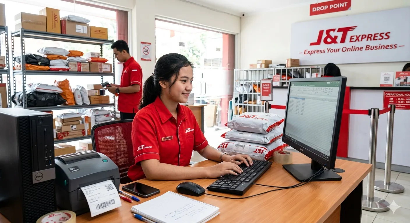 Contoh Surat Lamaran Kerja J&T Admin Tanpa Pengalaman (Fresh Graduate)
