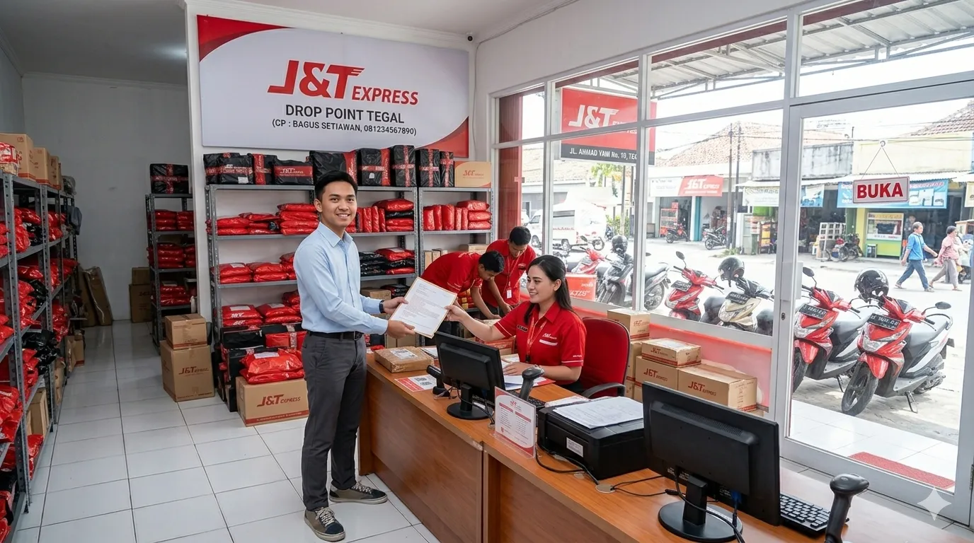 Contoh Surat Lamaran Kerja Kurir J&T Tulis Tangan & Format Word Terbaru