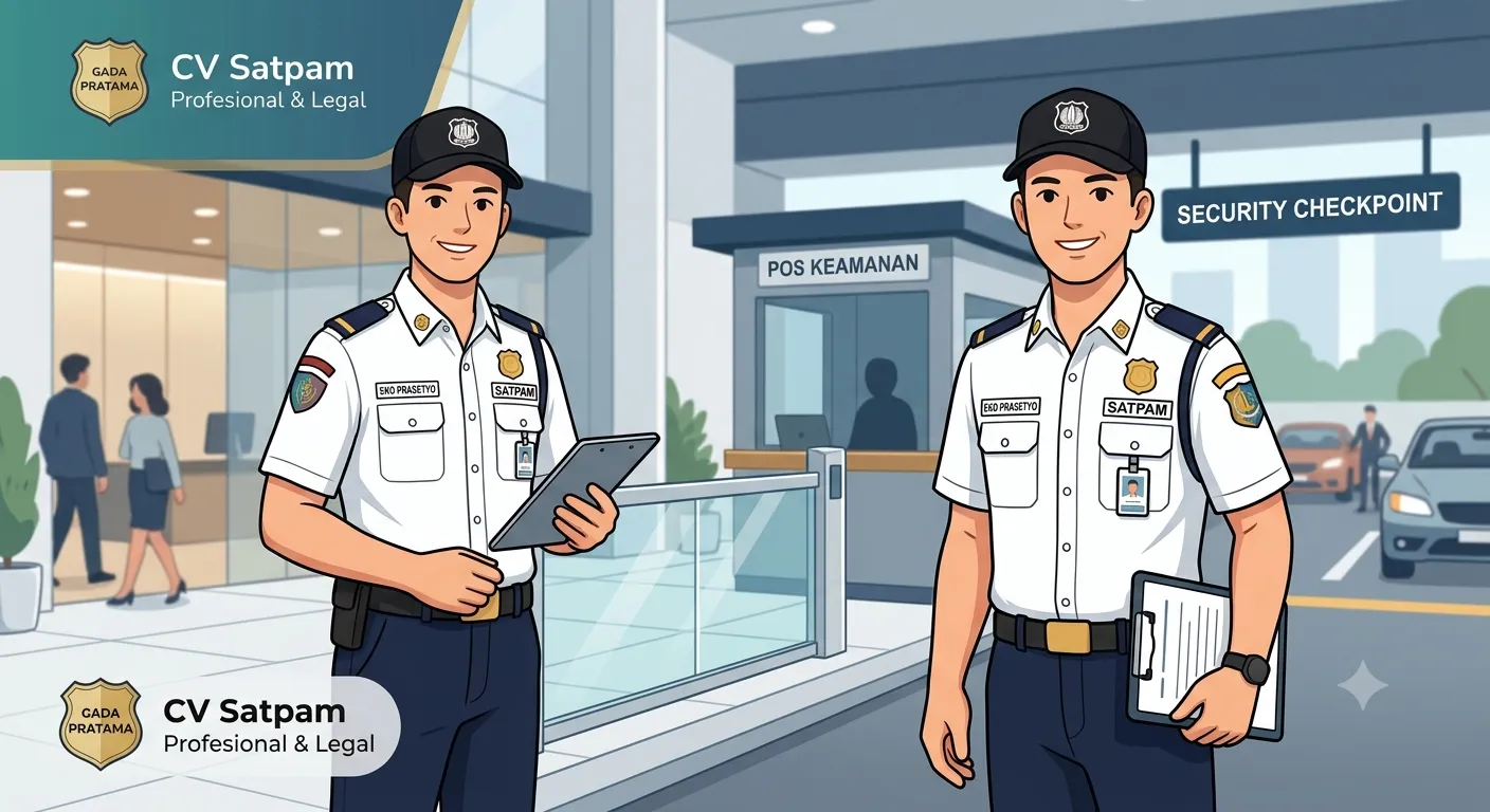 Contoh CV Security / Satpam yang Profesional dan Disukai HRD Perusahaan