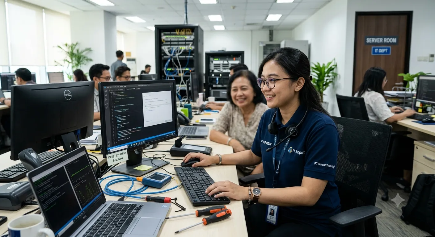 Contoh Surat Lamaran Kerja IT Support (Bahasa Indonesia & Inggris) Beserta Tipsnya